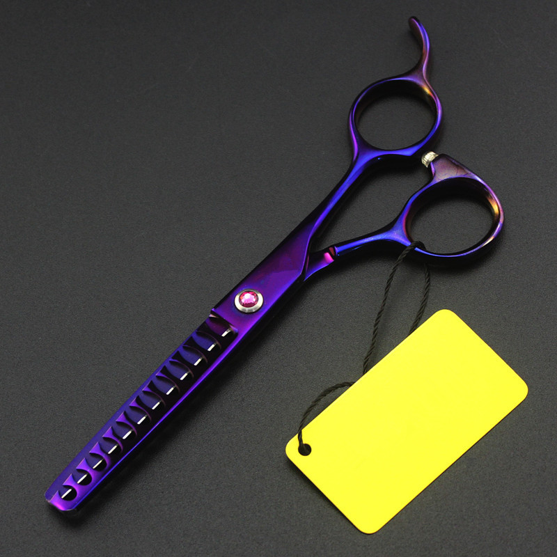 professzionális japán 440c 6 hüvelykes 12 fogú haj olló vágás fodrász makas hajvágás ritkító olló fodrász olló