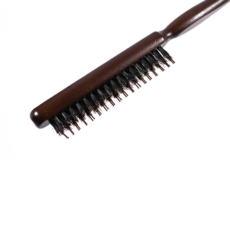 Profesionalūs Salon Teasing Back plaukų šepečiai Wood Slim Line Comb Plaukų šepečiai Prailginamieji kirpimo formavimo įrankiai DIY 1 vnt.
