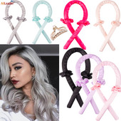 Matu veidošana Karstuma matu lokotāji Skaistumkopšana Nekarsējama kērlinga stieņa galvas saite Miega mīksta čokurošanās stienis viļņu veidotāji DIY matu stili