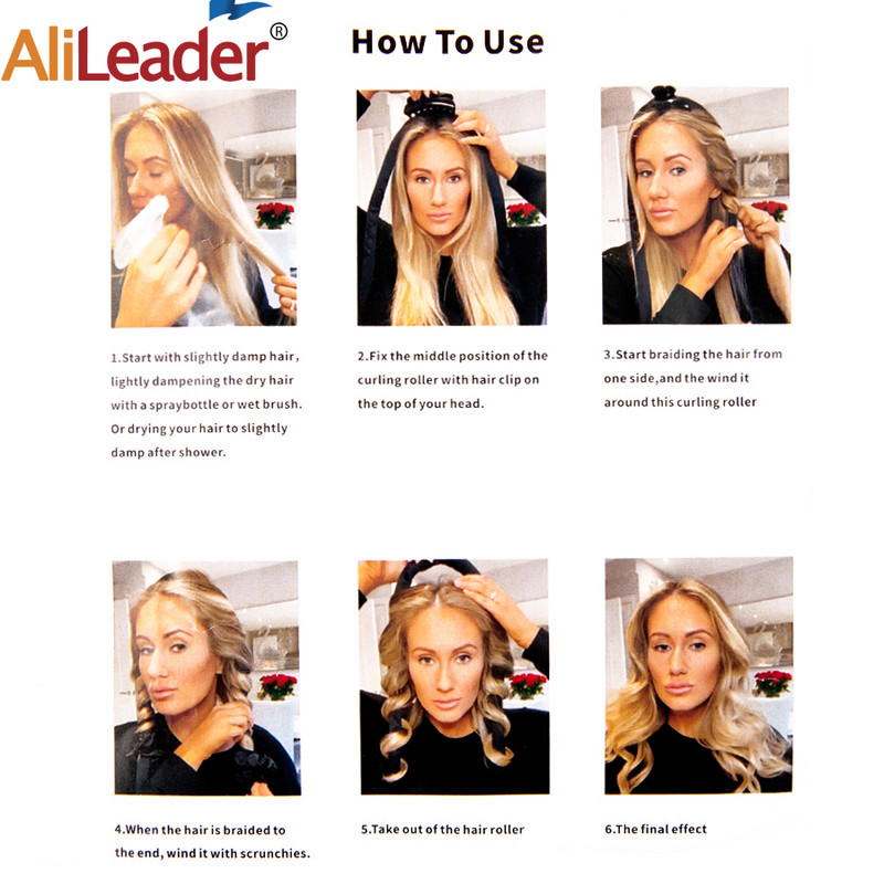 Matu veidošana Karstuma matu lokotāji Skaistumkopšana Nekarsējama kērlinga stieņa galvas saite Miega mīksta čokurošanās stienis viļņu veidotāji DIY matu stili