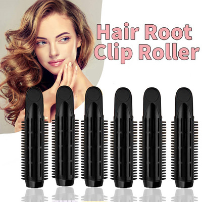Profesionalni valjci za korijen kose od 6 komada, kopče Natural Fluffy Naturally Hair Curler Twist Wave Fluffy plastični alat za oblikovanje kose