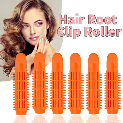Profesionalni valjci za korijen kose od 6 komada, kopče Natural Fluffy Naturally Hair Curler Twist Wave Fluffy plastični alat za oblikovanje kose