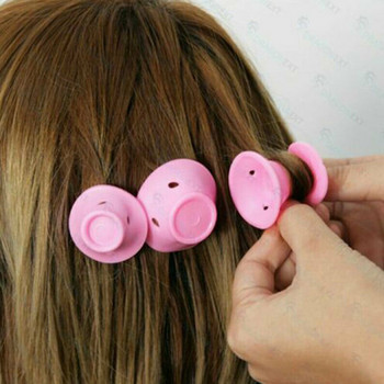 10/20/σετ Μαλακό καουτσούκ Magic Hair Care Rollers Σιλικόνη ψαλιδάκι μαλλιών No Heat No Clip Hair Curling Styling Εργαλείο DIY για μπούκλες μαλλιών