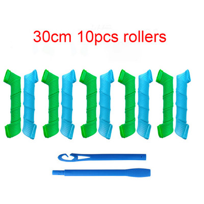 Nekarsējama kērlinga galvas saite 12/10 gab. Bez karstuma matu lokas lentes matu ruļļi gulēšanai mīksta galvas saite matu ruļļi Matu veidošanas rīki