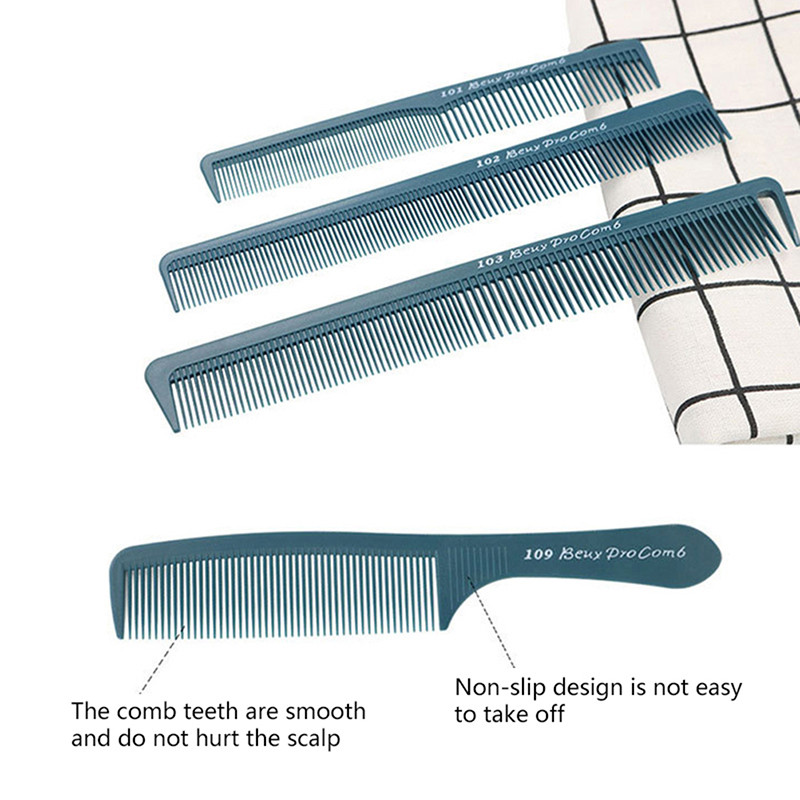 NOVI 1KOM Antistatički češalj sa finim zubima i šiljatim repom Frizerski salon Plastični češalj za šišanje Četka za kosu Alat za oblikovanje razdjeljka