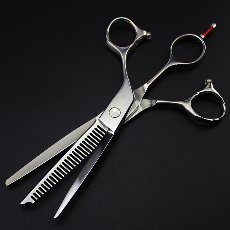 profesionalni Japan 440c 6 inča 2 u 1 šišanje + stanjivanje višestruke oštrice škare za kosu škare za brijanje frizerske škare