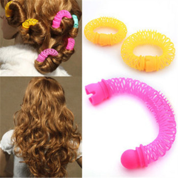 Fashion 3-8 τμχ Magic Hair Curler Spiral Roller Donuts Curl Hair Styling Tool αξεσουάρ μαλλιών