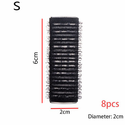 4/6/8gab matu ruļļi Profesionāli daudzizmēru saloni, pašsaķeres frizieru ruļļi Sieviešu matu veidošanas rīki Sūtīt pēc nejaušības principa