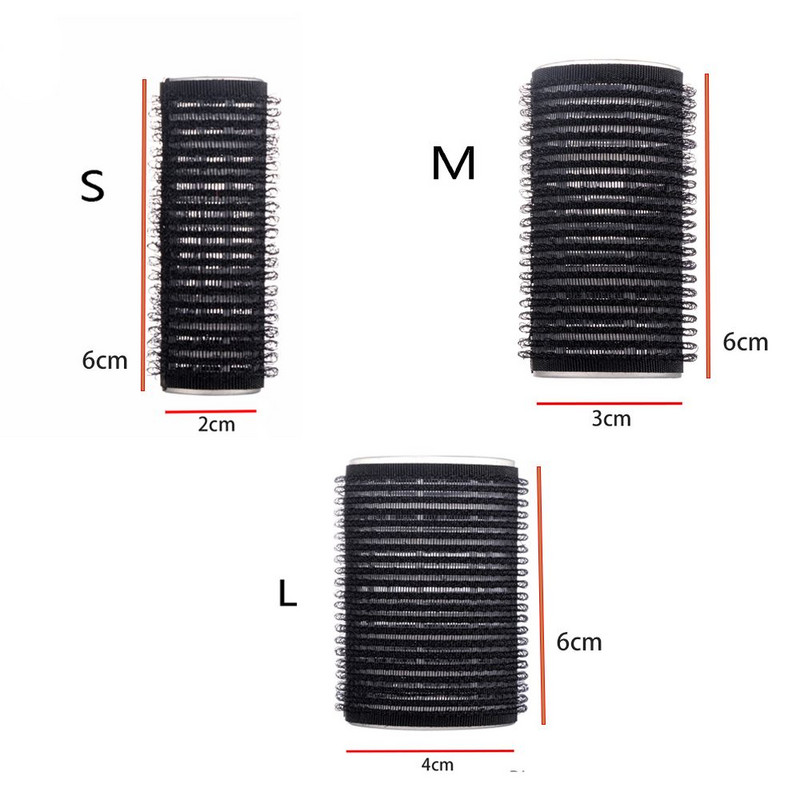 4/6/8gab matu ruļļi Profesionāli daudzizmēru saloni, pašsaķeres frizieru ruļļi Sieviešu matu veidošanas rīki Sūtīt pēc nejaušības principa