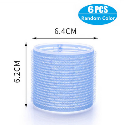 Ρολά μαλλιών Self Grip Hair Curlers 6/12Pcs Hair Roller Heatless Curling Rod Lazy curler Headband Εργαλεία styling μαλλιών