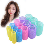 6 τμχ Heatless Hair Rollers Velcro for Hair Bang Curler Fixed curling Hair Cooling Hair Tools Self Grip Προϊόντα για σγουρά μαλλιά Αξεσουάρ