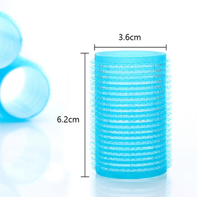 6 τμχ Heatless Hair Rollers Velcro for Hair Bang Curler Fixed curling Hair Cooling Hair Tools Self Grip Προϊόντα για σγουρά μαλλιά Αξεσουάρ