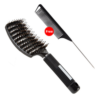 2022. Profesionalna četka za kosu sa zakrivljenom ventilacijom za raščešljavanje kose Ženska čarobna četka za masažu vlasišta Mokra kovrčava češalj za kosu Frizerski alati