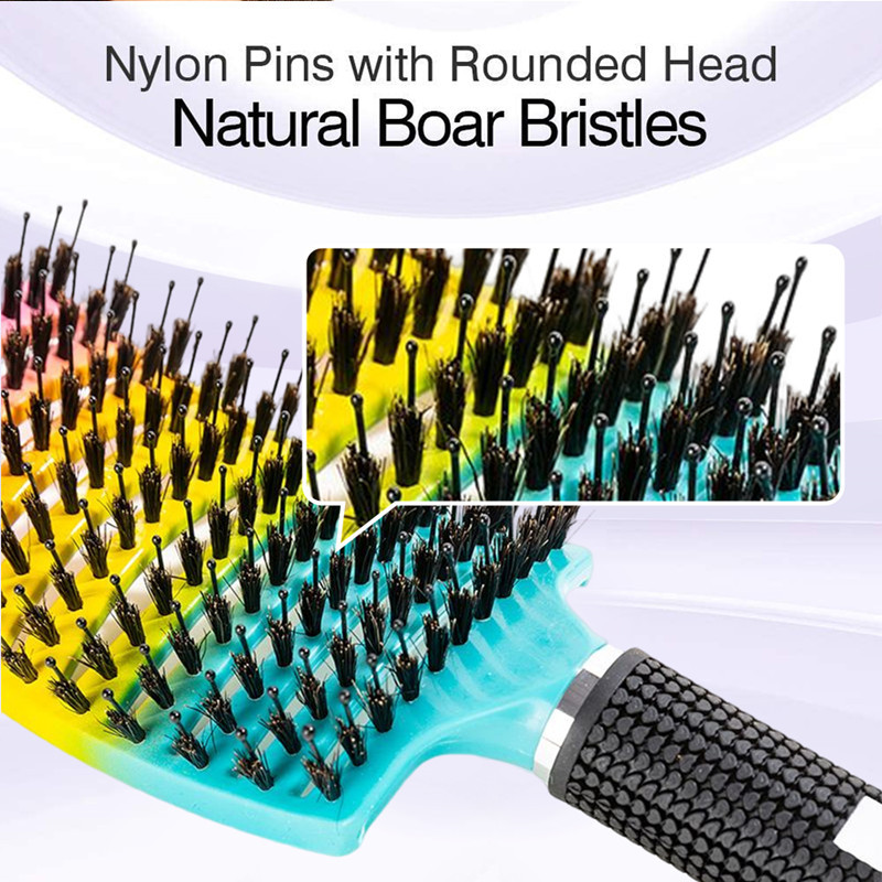 2022. Profesionalna četka za kosu sa zakrivljenom ventilacijom za raščešljavanje kose Ženska čarobna četka za masažu vlasišta Mokra kovrčava češalj za kosu Frizerski alati