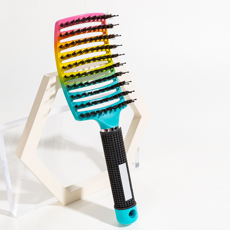 2022. Profesionalna četka za kosu sa zakrivljenom ventilacijom za raščešljavanje kose Ženska čarobna četka za masažu vlasišta Mokra kovrčava češalj za kosu Frizerski alati