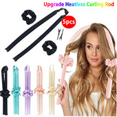 Lazy Heatless Curling Šipka Traka za glavu Uvijači za kosu Wave Formers Mokri valoviti snopovi Bez topline Kovrče Alati za oblikovanje kose Curl Šipka bigudi