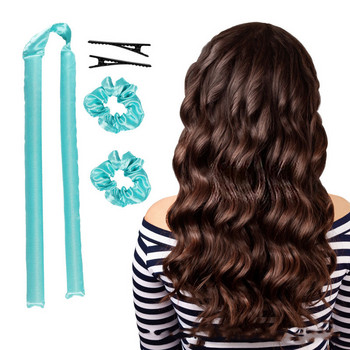 Lazy Heatless Rod Curling Headband Hair Rollers Wave Formers Wet Wavy Bundles No Heat curls Hair Styling Barb μπούκλες бигуди