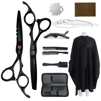 Škare za kosu 6,0" Set profesionalnih frizerskih škara Brijačke škare Škare za stanjivanje kose Alat za šišanje Frizerske škare