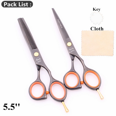 Foarfece profesionale 5,5" AQIABI Japonia Foarfece de tuns din inox Foarfece de subțiere Foarfece pentru frizerie A1014