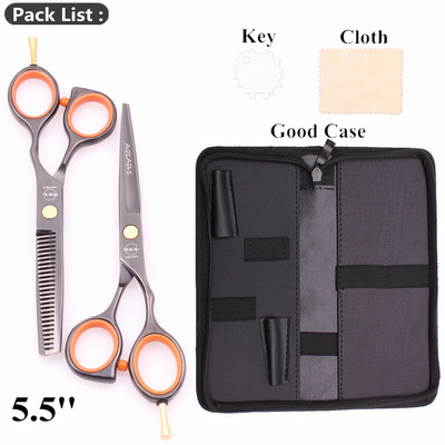 Foarfece profesionale 5,5" AQIABI Japonia Foarfece de tuns din inox Foarfece de subțiere Foarfece pentru frizerie A1014