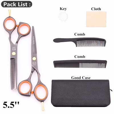 Foarfece profesionale 5,5" AQIABI Japonia Foarfece de tuns din inox Foarfece de subțiere Foarfece pentru frizerie A1014