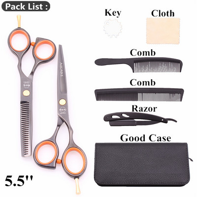 Foarfece profesionale 5,5" AQIABI Japonia Foarfece de tuns din inox Foarfece de subțiere Foarfece pentru frizerie A1014