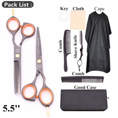 Foarfece profesionale 5,5" AQIABI Japonia Foarfece de tuns din inox Foarfece de subțiere Foarfece pentru frizerie A1014