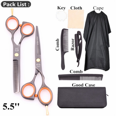 Foarfece profesionale 5,5" AQIABI Japonia Foarfece de tuns din inox Foarfece de subțiere Foarfece pentru frizerie A1014