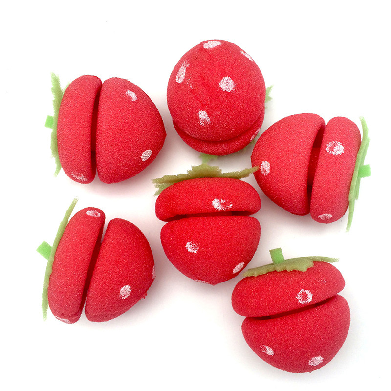 6Gb matu ruļļi Jauki matu ruļļi Ruļļi Mīksti sūklis putu bumbiņas Kērlinga rullīši Matu kopšana Jauki DIY kērlinga rīki