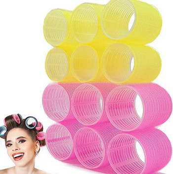 Διαφορετικά μεγέθη Self Grip Hair Rollers DIY Magic Large Αυτοκόλλητοι κύλινδροι μαλλιών Ρολό styling Roll Curler Beauty Tool