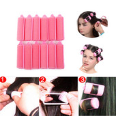 12PCS /Set Magic Curler. Mekani spužvasti valjak Žene mogu spavati preko noći Kovrče bez topline ne škode Alati za oblikovanje kose