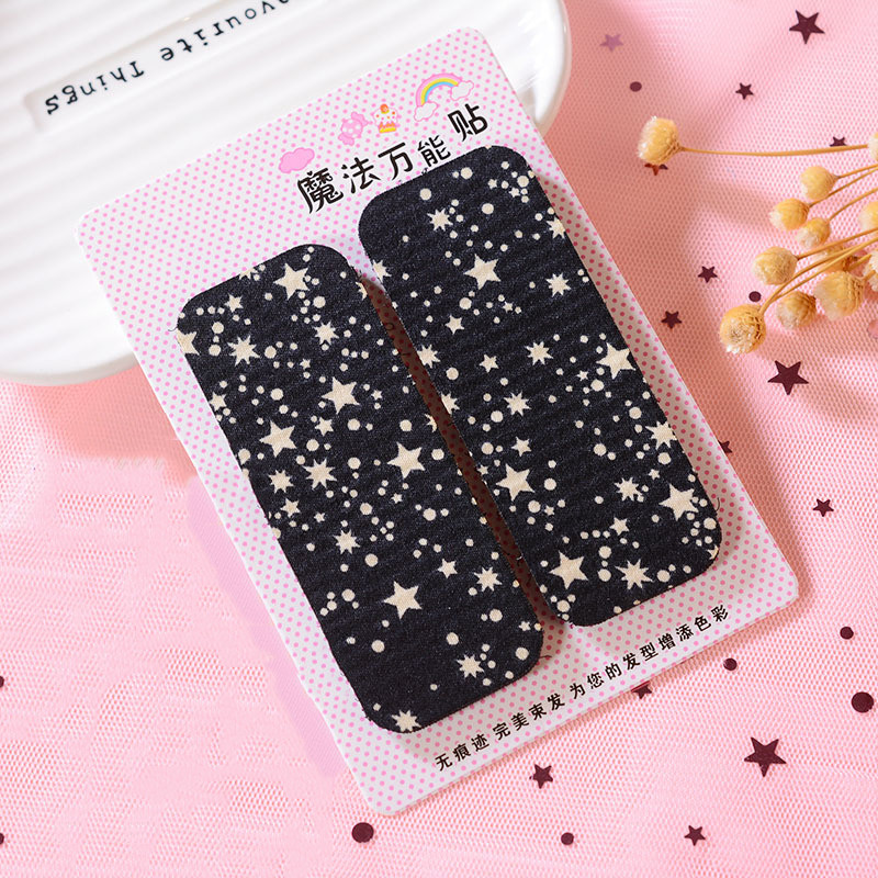 2 tk/komplekt naiste tüdrukute maagilised juuksetukid kleebisklambrid, mood fikseeritud pastapostid, maagiline teip, juuksepauk plaaster