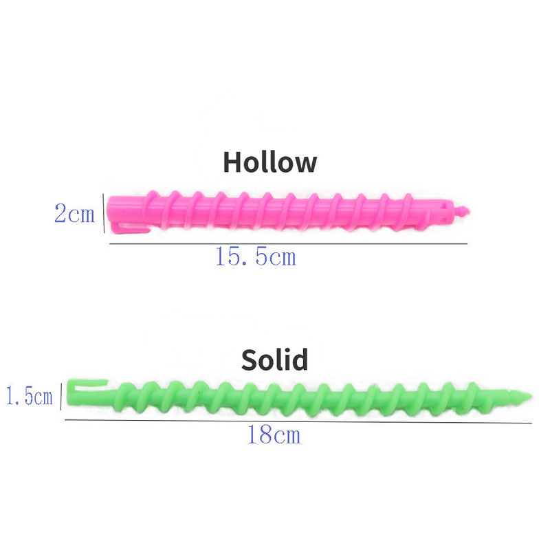 21/22gab plastmasas spirālveida ilgviļņu nūja sievietēm Magic Curly Hair Roller Cold Perm Bar Matu ruļļi Frizieris Profesionāls Frizieru rīks