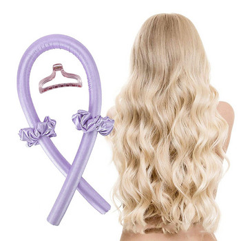 Lazy Hair Curler Hair Rollers Heatless Curling Rod Headband Curls Silk Ribbon Sleeping Soft Wave Formers No Heat Curls Ribbon