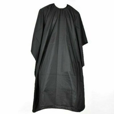 Black Hairdressing Cape Profesionāla matu griezuma salona friziera auduma ietīšana aizsargsvārku priekšauts Ūdensnecaurlaidīga griešanas kleita matu auduma ietīšana