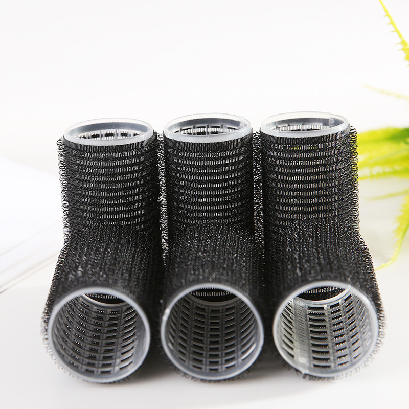 Više veličina Crni samoprihvatljivi uvijači za kosu Profesionalni salon Frizerski uvijači Dizajn kose Ljepljivi stil za DIY oblikovanje kose