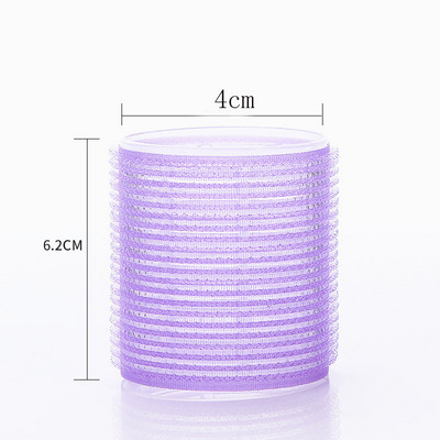 Matu ruļļi Frizieri Profesionāli lipīga DIY daudzizmēra salona rīks Lieli matu ruļļi Krāsu ruļļi Pašsaķere Turēšana