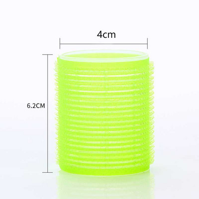 Matu ruļļi Frizieri Profesionāli lipīga DIY daudzizmēra salona rīks Lieli matu ruļļi Krāsu ruļļi Pašsaķere Turēšana