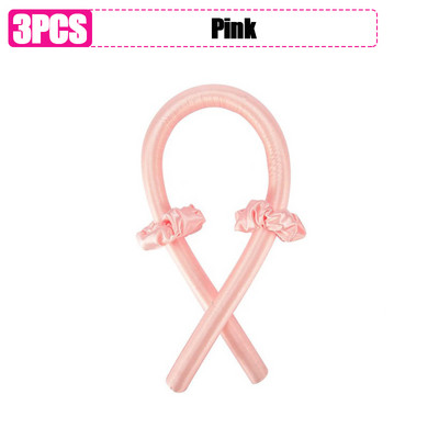 DIY Heatless kērlinga stieņa galvas saite Lazy Curler zīda kērlinga lente mati Padariet matus cirtainus miega mīksta galvas saite Matu ruļļi