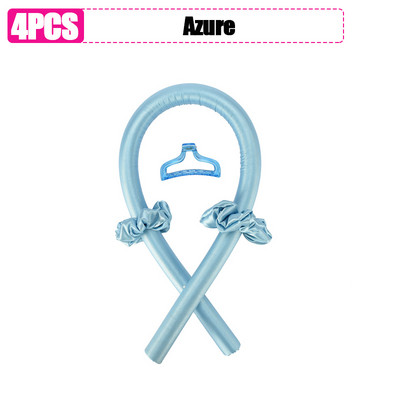 DIY Heatless kērlinga stieņa galvas saite Lazy Curler zīda kērlinga lente mati Padariet matus cirtainus miega mīksta galvas saite Matu ruļļi