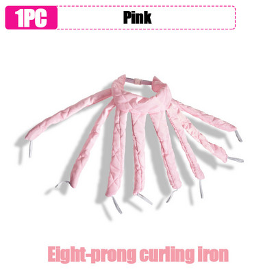 DIY Heatless kērlinga stieņa galvas saite Lazy Curler zīda kērlinga lente mati Padariet matus cirtainus miega mīksta galvas saite Matu ruļļi