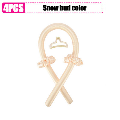 DIY Heatless kērlinga stieņa galvas saite Lazy Curler zīda kērlinga lente mati Padariet matus cirtainus miega mīksta galvas saite Matu ruļļi