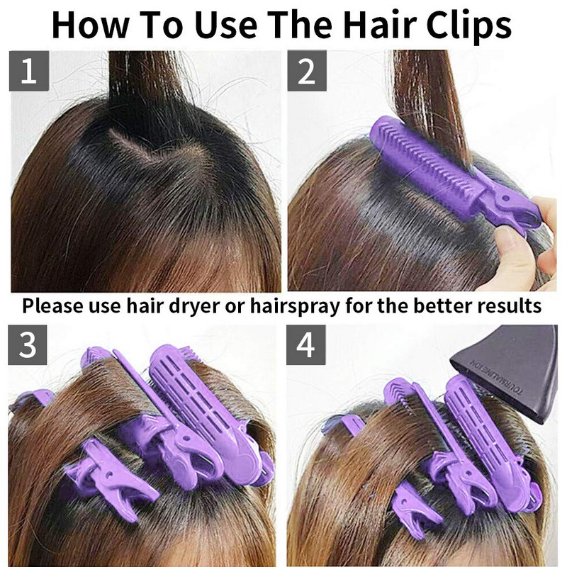 6-15 tk volüümi andev juuksejuure klamber – naturaalsed kohevad juukserullid, rullikud, klambrid – isetehtud kohevad klambrid, rullid juuste kujundamise tööriist