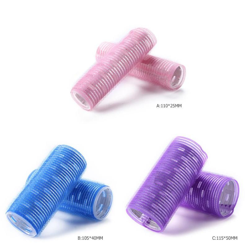 2 komada salonskih uvijača za kosu Uvijači Samoljepljivi prianjajući salonski uvijači DIY frizerski alati Plastični uvijači za kosu