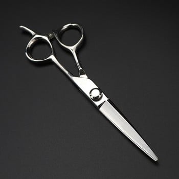 Персонализирайте логото JP 440c стомана 6 \'\' ножица Сребърни ножици за коса подстригване бръснар makas подстригване изтъняване ножици фризьорски ножици