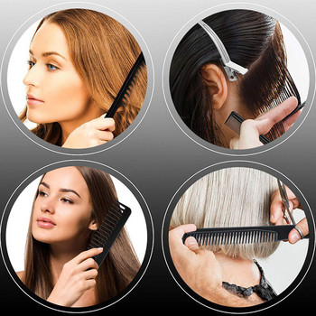 Stylist Αντιστατικές χτένες κομμωτηρίου Πολυλειτουργικό σχέδιο μαλλιών Hair Detangler Comb Μακιγιάζ Barber Haircare Σετ εργαλείων styling