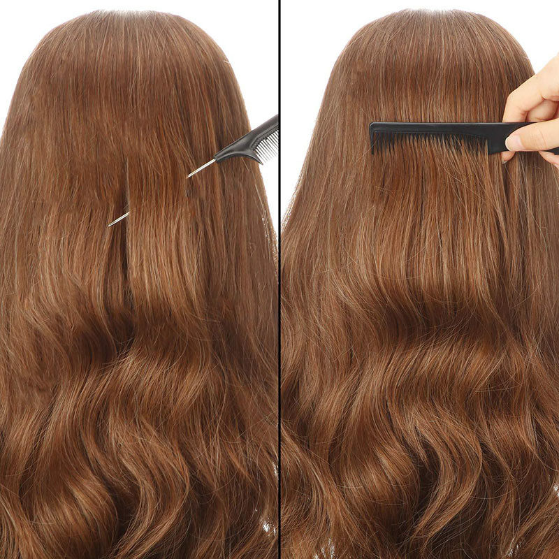 Stilistas Antistatinės kirpimo šukos Daugiafunkcinių plaukų dizaino plaukų šalinimo šukos makiažo kirpėjo plaukų priežiūros formavimo įrankių rinkinys