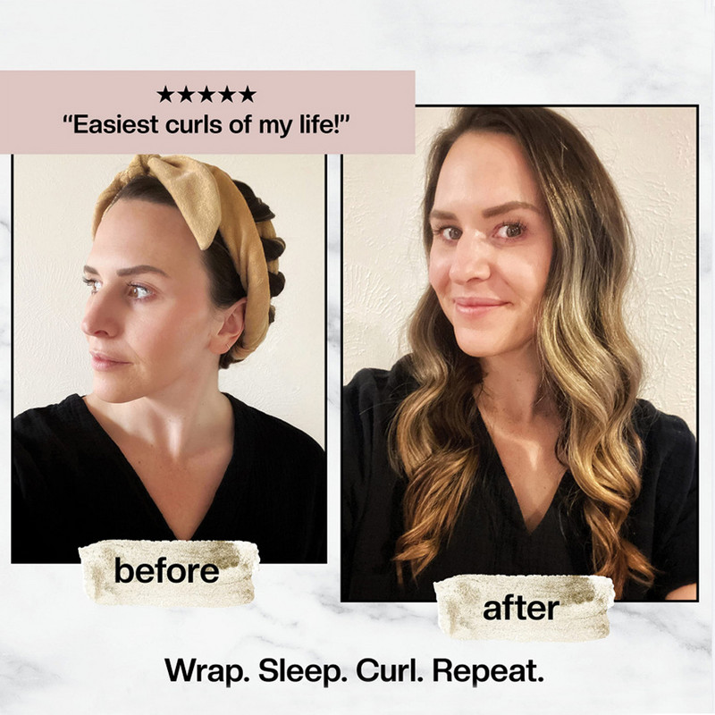 Nekarsējama kērlinga stieņa galvas saite bez karstuma Mīksti matu ruļļi slinki matu ruļļi guļam Padarīt cirtas bārs viļņu veidotāji DIY veidošanas rīki