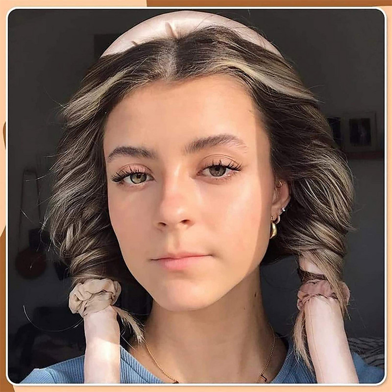 Slik Satin Heatless Curl Bar Лента за глава No Heat Маши за коса Лента Ролки за коса Мека лента за къдрици Wave Formers Инструменти за оформяне на коса