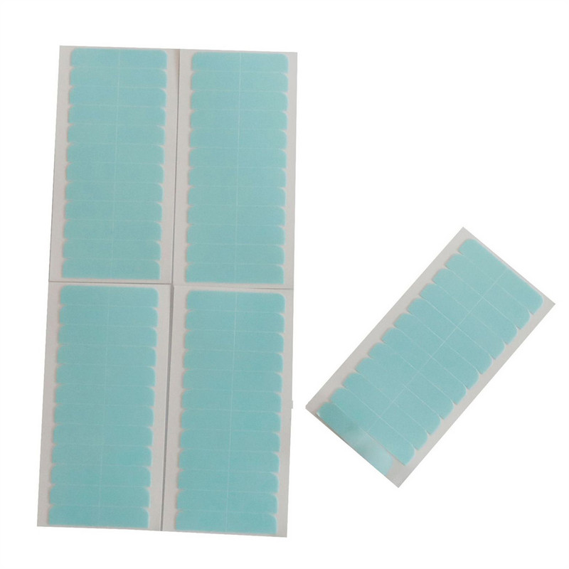 5 φύλλα 60 τμχ Ταινία επέκτασης μαλλιών Αυτοκόλλητη ταινία διπλής όψης ισχυρή αδιάβροχη ταινία για επέκταση μαλλιών/δαντέλα/τουπέ